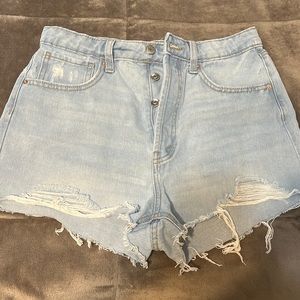 Wild Fable - High Rise - Light Wash - Denim Shorts - 8